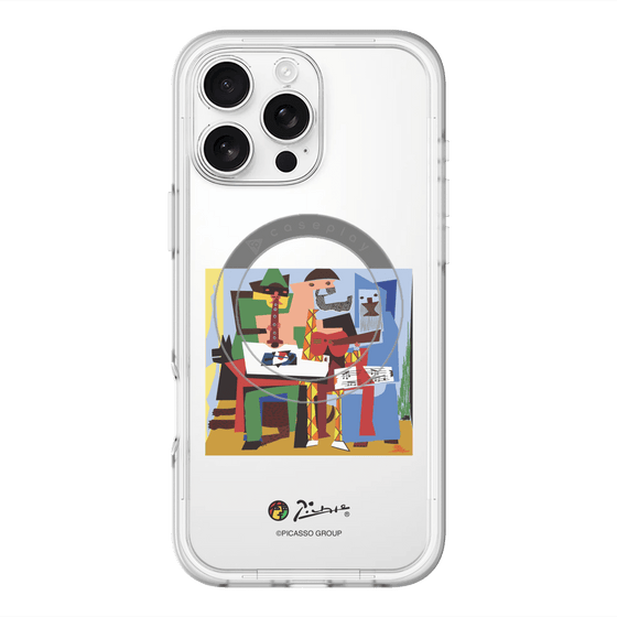Slim Protection Premium Case with MagSafe［ PICASSO - Three Musicians ］