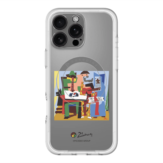 Slim Protection Premium Case with MagSafe［ PICASSO - Three Musicians ］