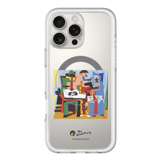 Slim Protection Premium Case with MagSafe［ PICASSO - Three Musicians ］