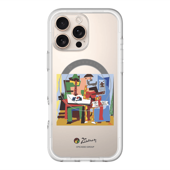 Slim Protection Premium Case with MagSafe［ PICASSO - Three Musicians ］