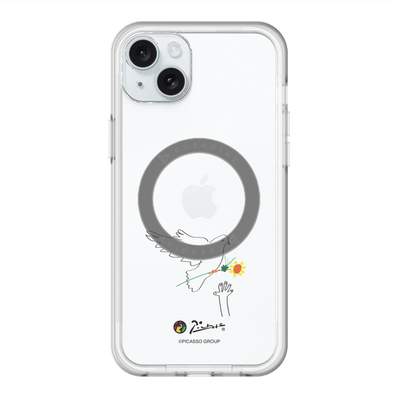Slim Protection Premium Case with MagSafe［ PICASSO - Dove of Peace ］