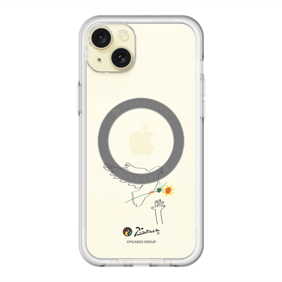 Slim Protection Premium Case with MagSafe［ PICASSO - Dove of Peace ］