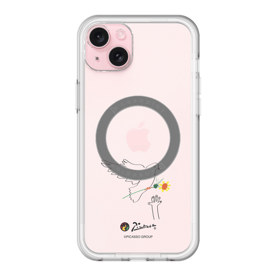 Slim Protection Premium Case with MagSafe［ PICASSO - Dove of Peace ］