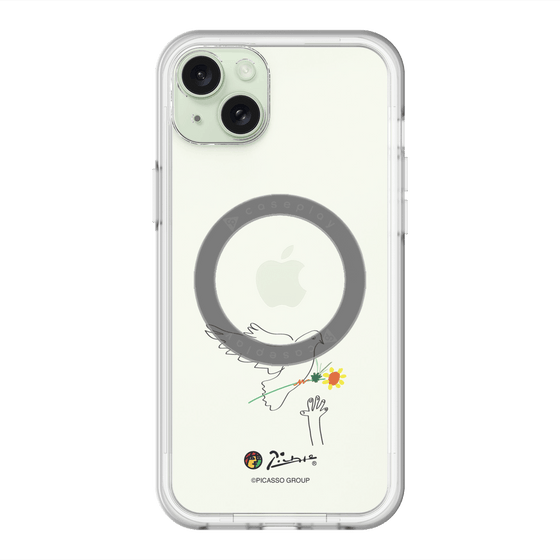 Slim Protection Premium Case with MagSafe［ PICASSO - Dove of Peace ］