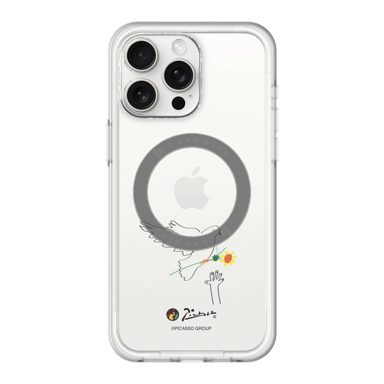 Slim Protection Premium Case with MagSafe［ PICASSO - Dove of Peace ］