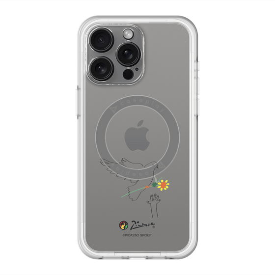 Slim Protection Premium Case with MagSafe［ PICASSO - Dove of Peace ］