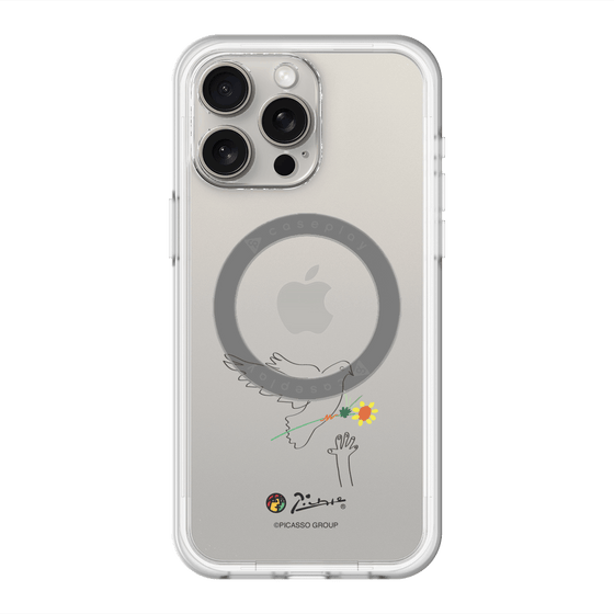 Slim Protection Premium Case with MagSafe［ PICASSO - Dove of Peace ］