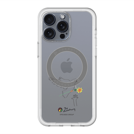 Slim Protection Premium Case with MagSafe［ PICASSO - Dove of Peace ］