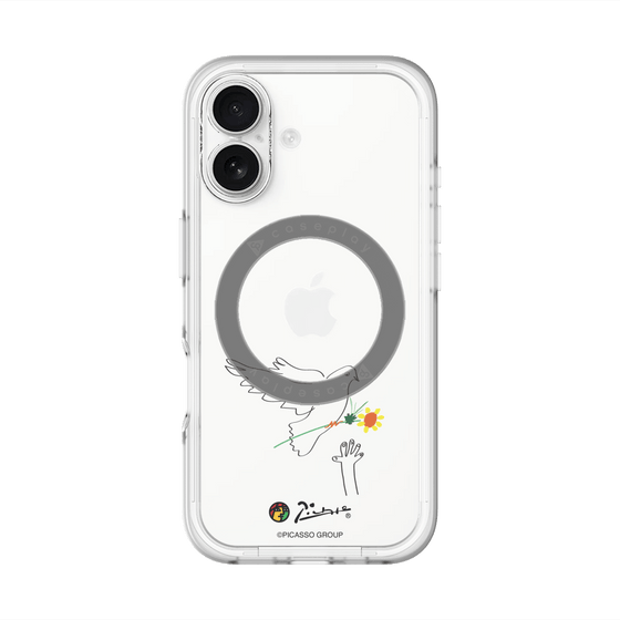 Slim Protection Premium Case with MagSafe［ PICASSO - Dove of Peace ］