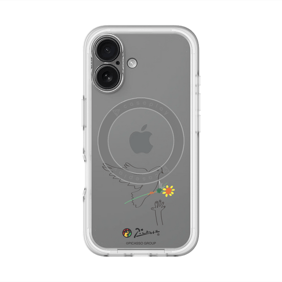 Slim Protection Premium Case with MagSafe［ PICASSO - Dove of Peace ］