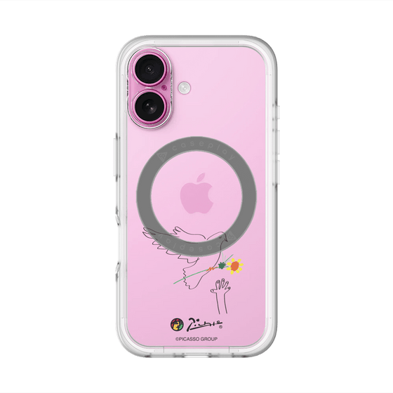 Slim Protection Premium Case with MagSafe［ PICASSO - Dove of Peace ］
