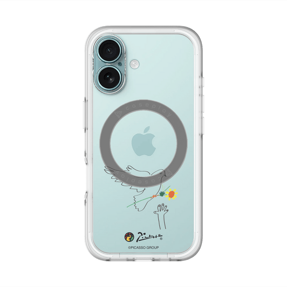 Slim Protection Premium Case with MagSafe［ PICASSO - Dove of Peace ］