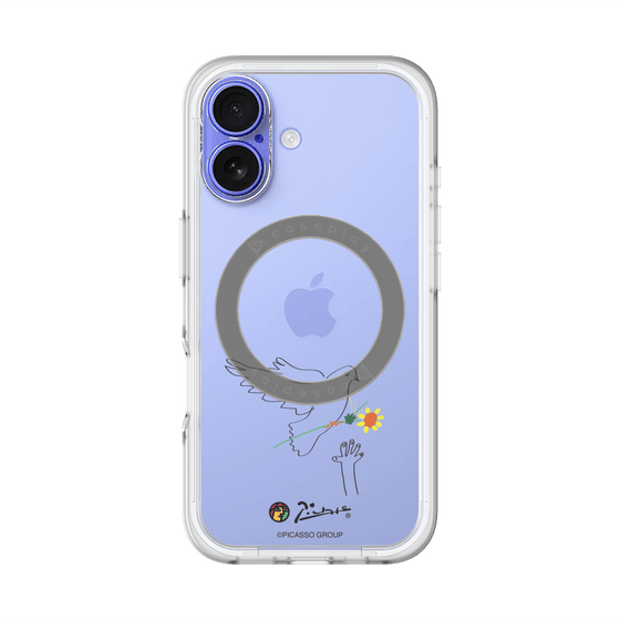Slim Protection Premium Case with MagSafe［ PICASSO - Dove of Peace ］