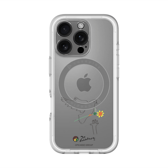 Slim Protection Premium Case with MagSafe［ PICASSO - Dove of Peace ］