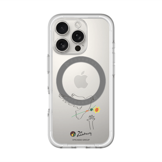 Slim Protection Premium Case with MagSafe［ PICASSO - Dove of Peace ］