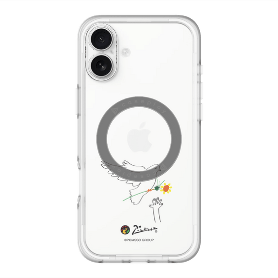 Slim Protection Premium Case with MagSafe［ PICASSO - Dove of Peace ］