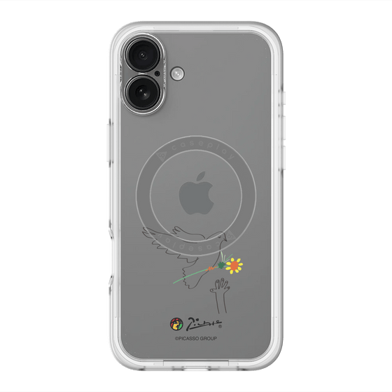 Slim Protection Premium Case with MagSafe［ PICASSO - Dove of Peace ］