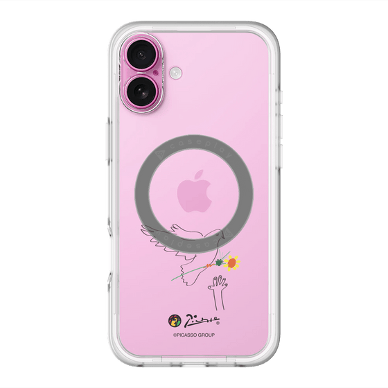 Slim Protection Premium Case with MagSafe［ PICASSO - Dove of Peace ］
