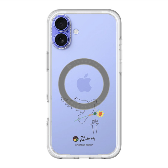Slim Protection Premium Case with MagSafe［ PICASSO - Dove of Peace ］
