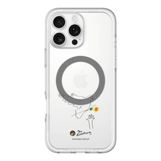 Slim Protection Premium Case with MagSafe［ PICASSO - Dove of Peace ］