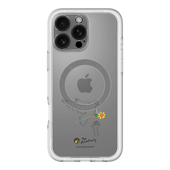 Slim Protection Premium Case with MagSafe［ PICASSO - Dove of Peace ］