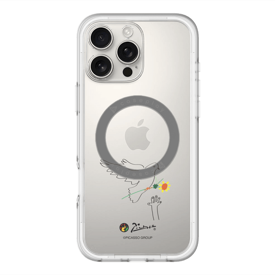 Slim Protection Premium Case with MagSafe［ PICASSO - Dove of Peace ］
