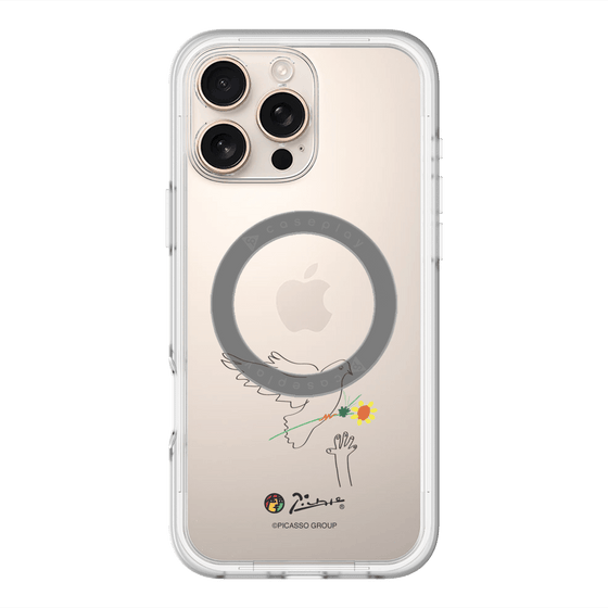 Slim Protection Premium Case with MagSafe［ PICASSO - Dove of Peace ］