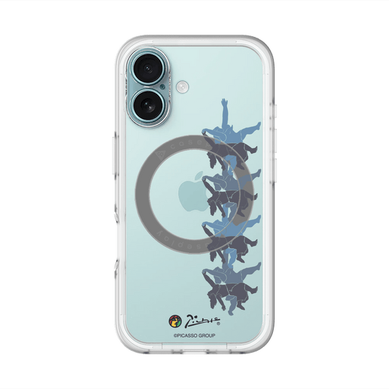 Slim Protection Premium Case with MagSafe［ PICASSO - Running on the Beach ］