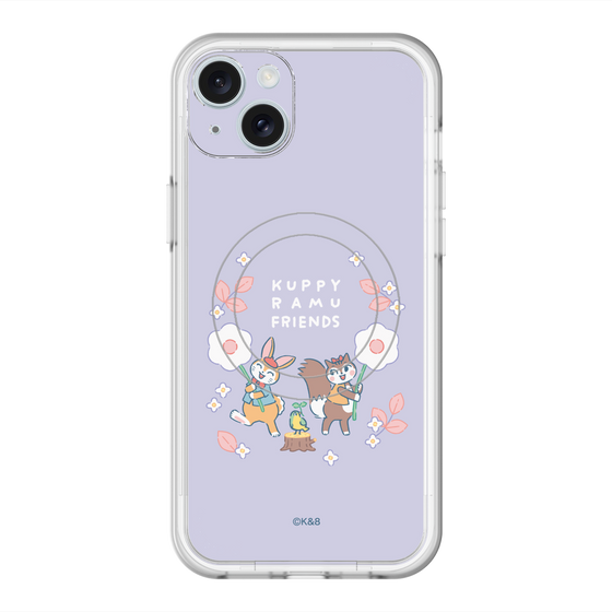 Slim Protection Premium Case with MagSafe［ Kuppyramu Friends - Flower ］