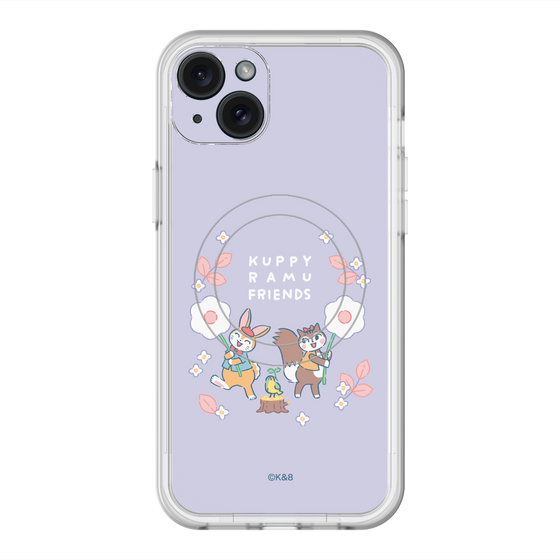 Slim Protection Premium Case with MagSafe［ Kuppyramu Friends - Flower ］