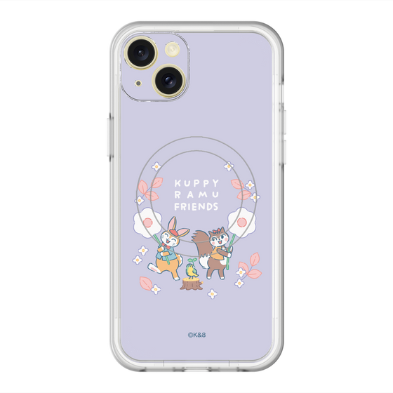 Slim Protection Premium Case with MagSafe［ Kuppyramu Friends - Flower ］