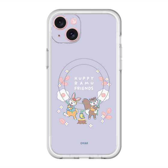 Slim Protection Premium Case with MagSafe［ Kuppyramu Friends - Flower ］