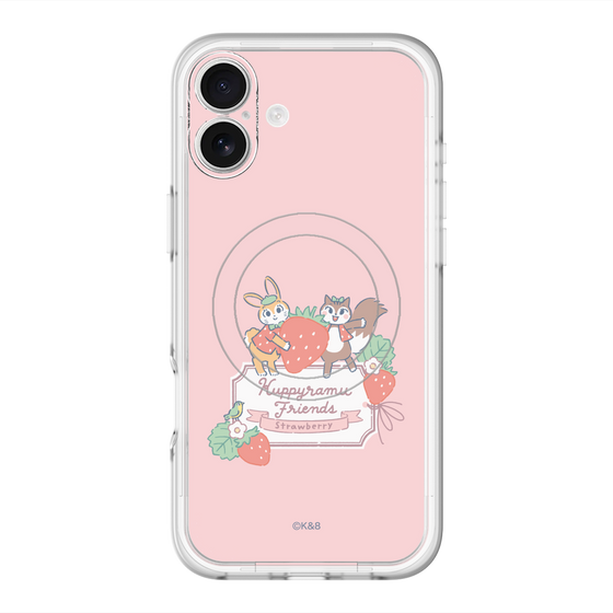Slim Protection Premium Case with MagSafe［ Kuppyramu Friends - Strawberry ］