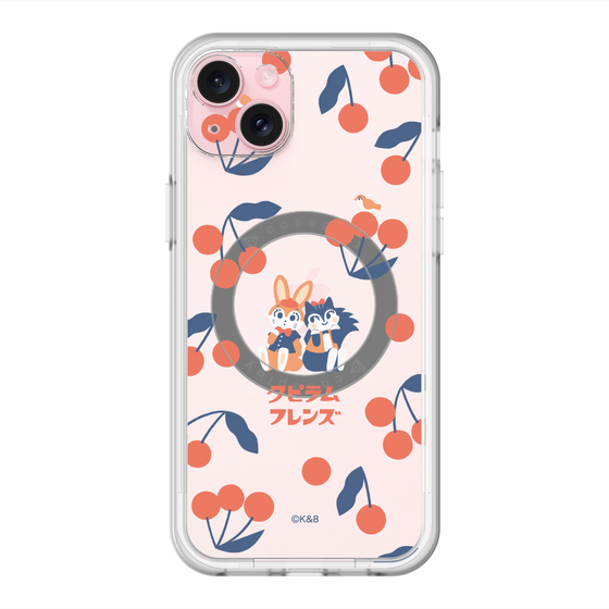 Slim Protection Premium Case with MagSafe［ Kuppyramu Friends - Cherry ］