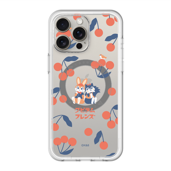 Slim Protection Premium Case with MagSafe［ Kuppyramu Friends - Cherry ］