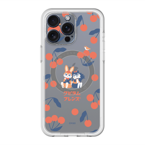 Slim Protection Premium Case with MagSafe［ Kuppyramu Friends - Cherry ］