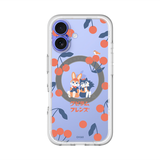 Slim Protection Premium Case with MagSafe［ Kuppyramu Friends - Cherry ］