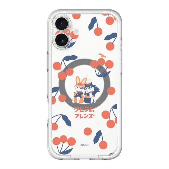 Slim Protection Premium Case with MagSafe［ Kuppyramu Friends - Cherry ］