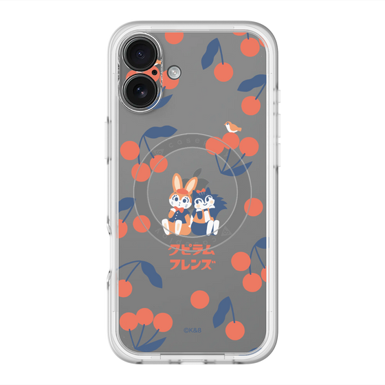 Slim Protection Premium Case with MagSafe［ Kuppyramu Friends - Cherry ］
