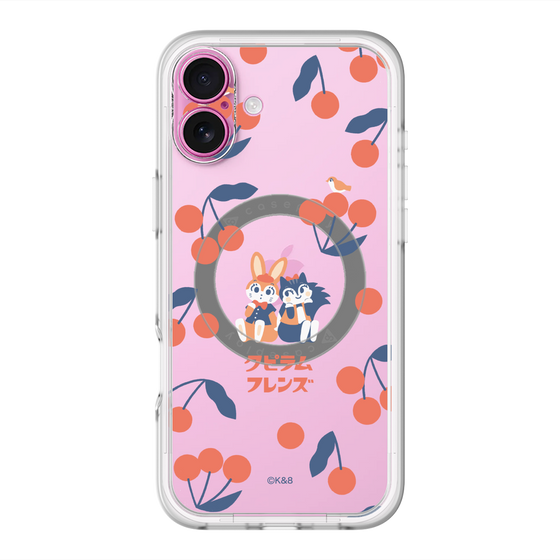 Slim Protection Premium Case with MagSafe［ Kuppyramu Friends - Cherry ］