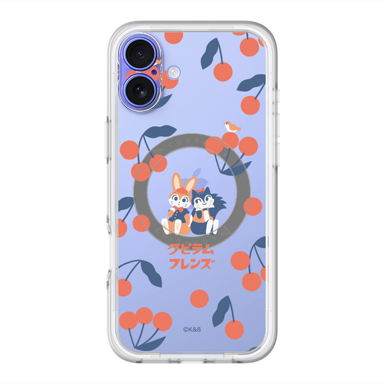 Slim Protection Premium Case with MagSafe［ Kuppyramu Friends - Cherry ］