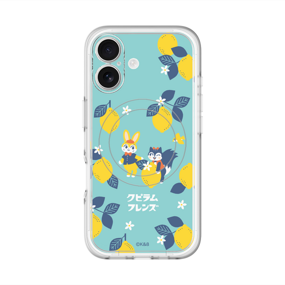 Slim Protection Premium Case with MagSafe［ Kuppyramu Friends - Lemon ］