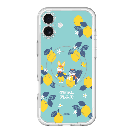 Slim Protection Premium Case with MagSafe［ Kuppyramu Friends - Lemon ］