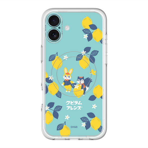 Slim Protection Premium Case with MagSafe［ Kuppyramu Friends - Lemon ］