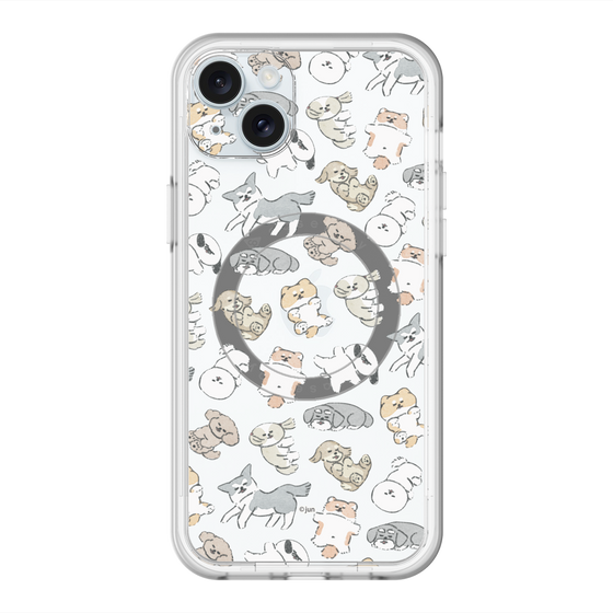 Slim Protection Premium Case with MagSafe［ Hello, It's Dog - Nap ］