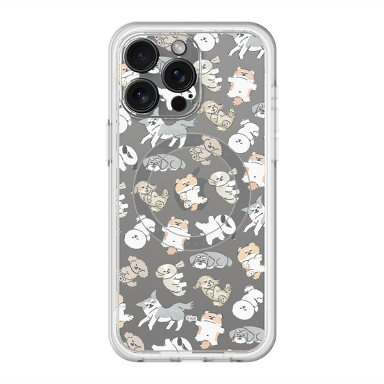 Slim Protection Premium Case with MagSafe［ Hello, It's Dog - Nap ］