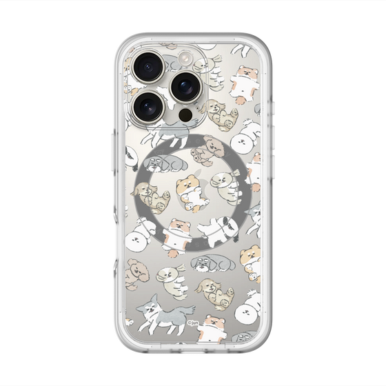 Slim Protection Premium Case with MagSafe［ Hello, It's Dog - Nap ］