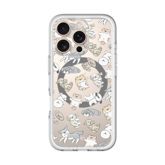 Slim Protection Premium Case with MagSafe［ Hello, It's Dog - Nap ］