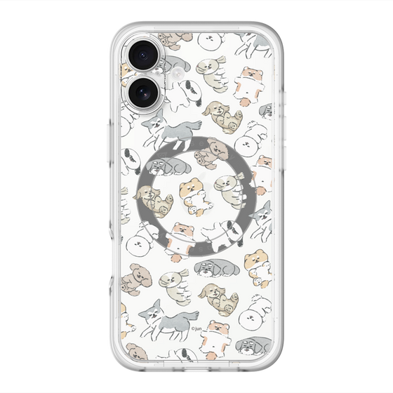 Slim Protection Premium Case with MagSafe［ Hello, It's Dog - Nap ］