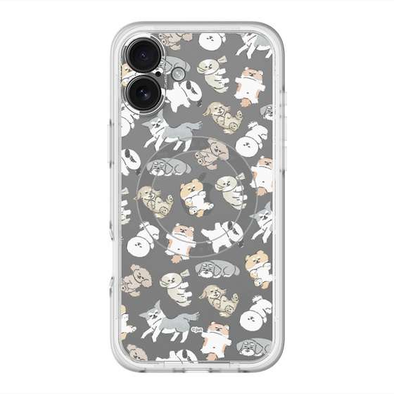 Slim Protection Premium Case with MagSafe［ Hello, It's Dog - Nap ］